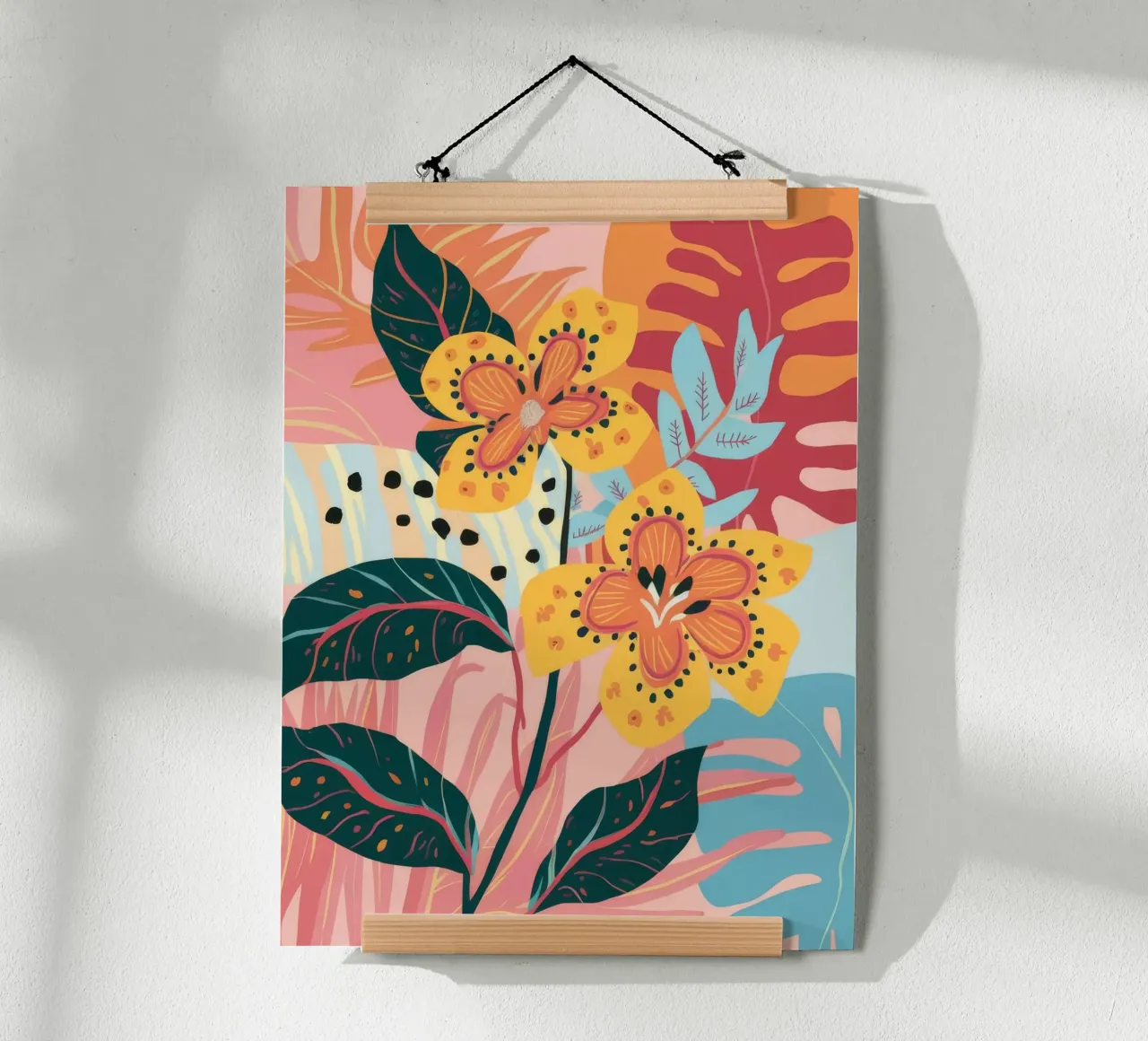 Farfalla Flora Danza poster da Lumie Layers