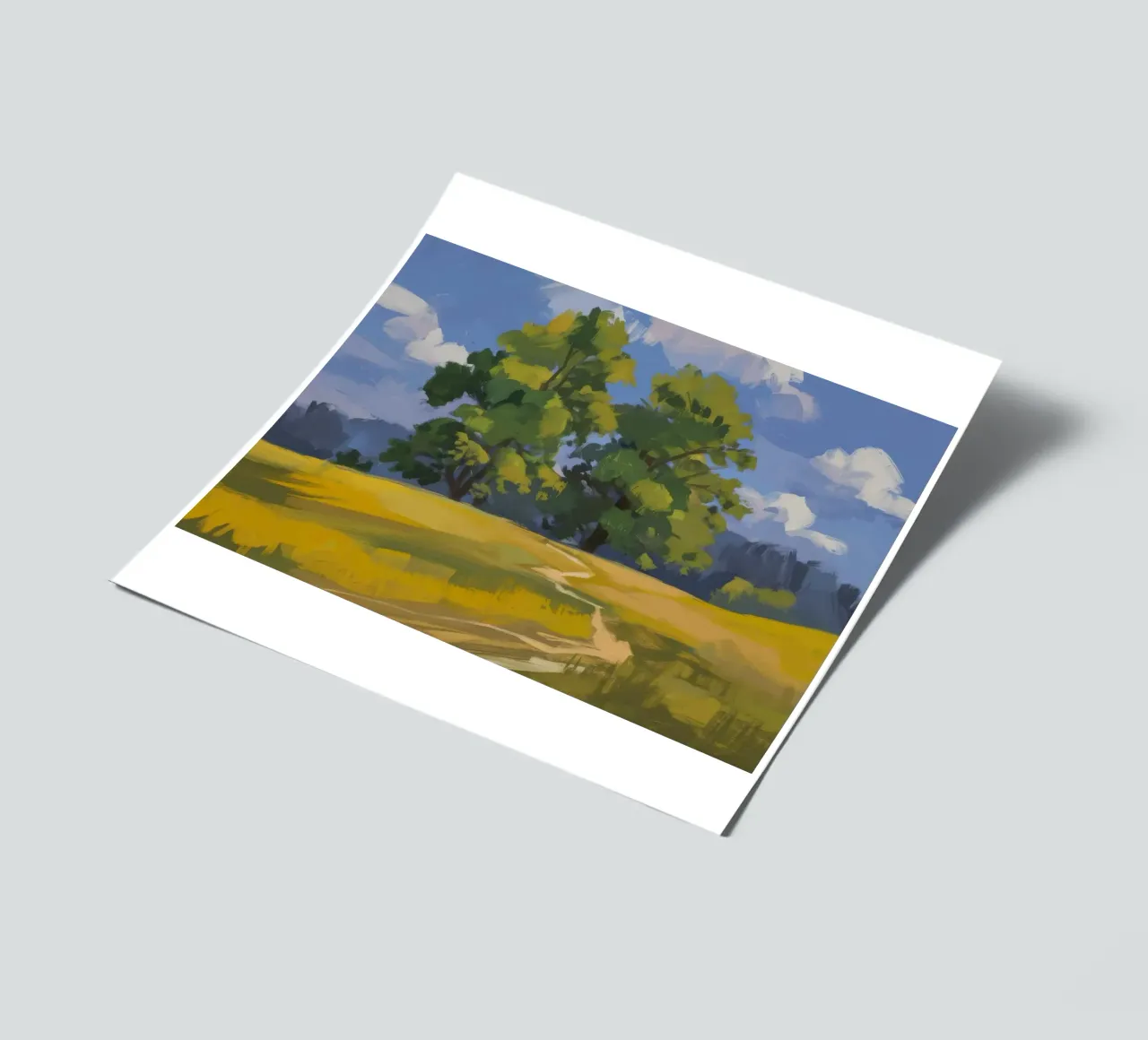 Golden Fields Embrace sticker sheet by Radiance Landscape