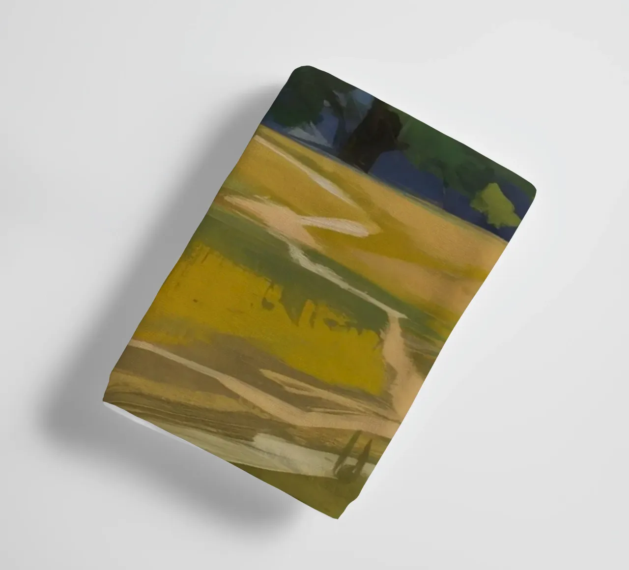 Golden Fields Embrace towel by Radiance Landscape