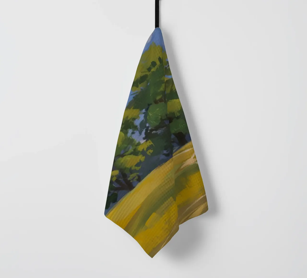 Golden Fields Embrace torchon de Radiance Landscape