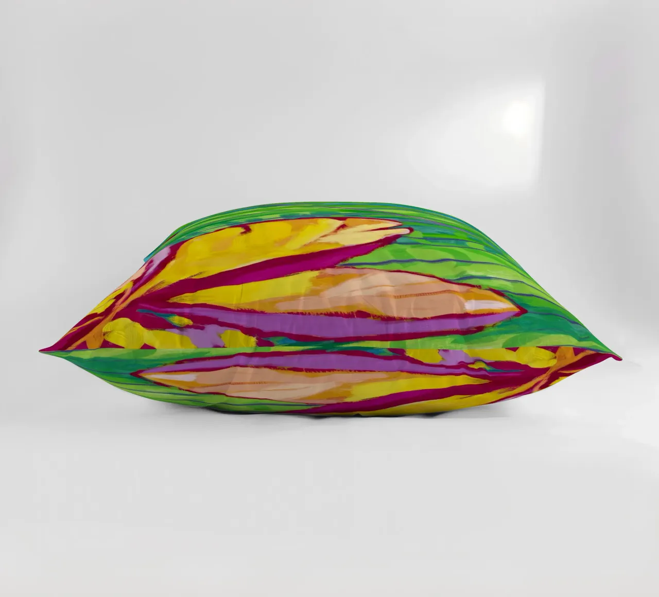 Tropical Bloom Burst decorative cushion by Vivid Reverie
