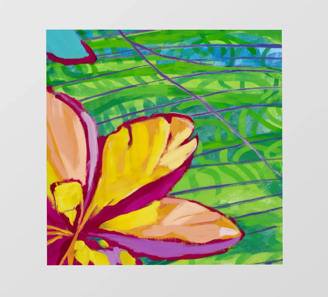 Fioritura tropicale telo in pvc da Vivid Reverie