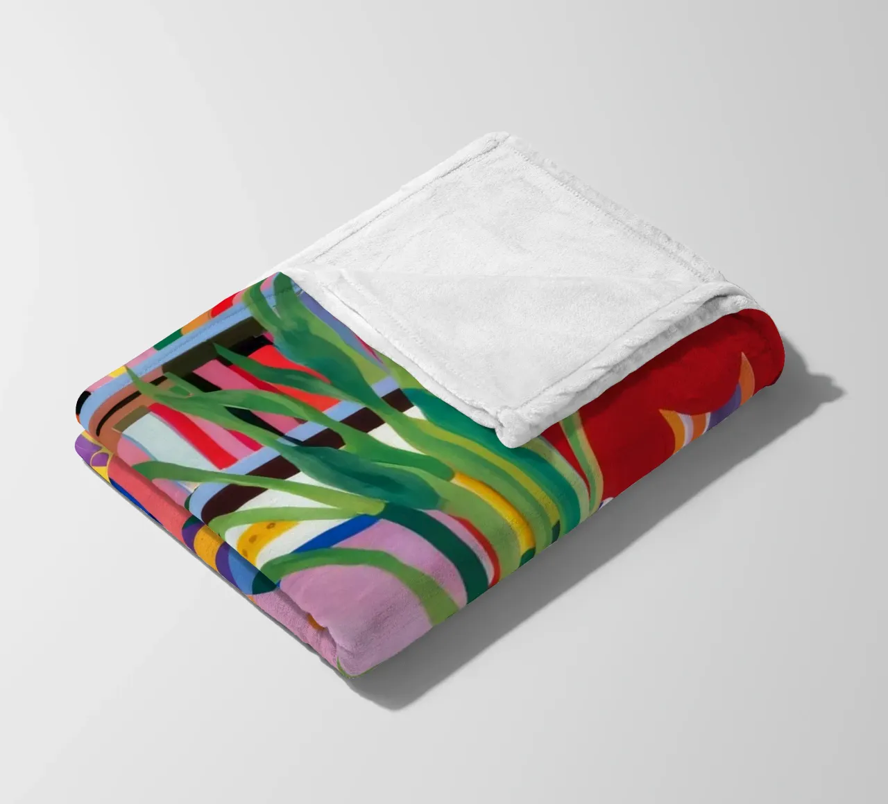 L'angolo del lettore eclettico coperta in pile da Grande Serene