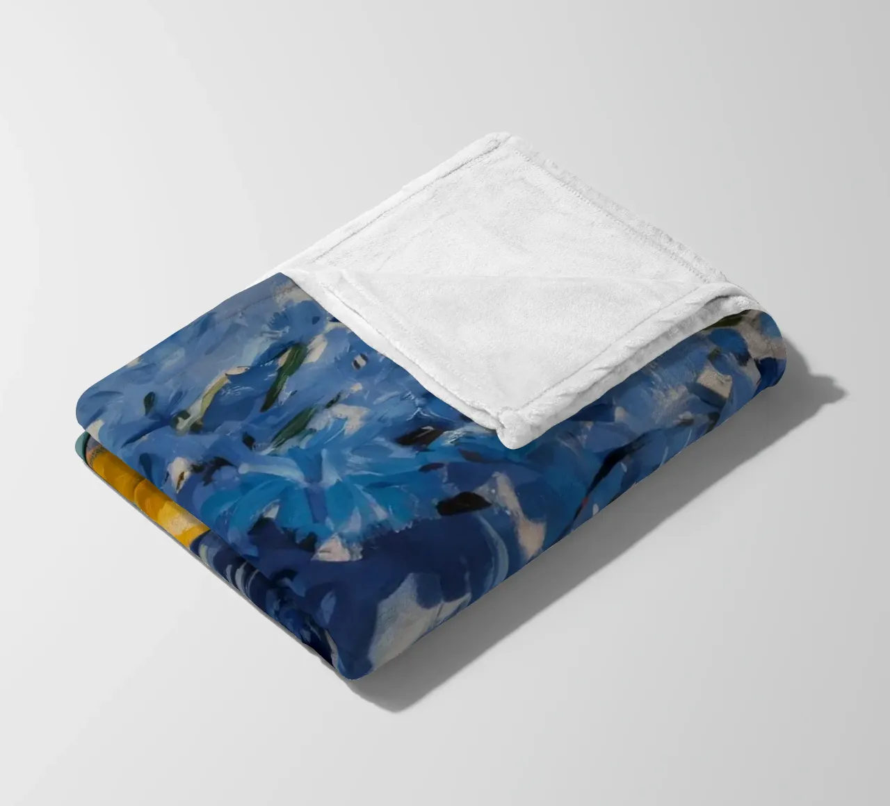 Ceruleo Fiore Immobile coperta in pile da Radiance Landscape