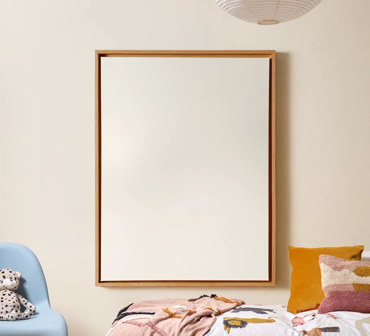 Porseleinen poppen enigma canvas met Baklijst van Vivid Reverie