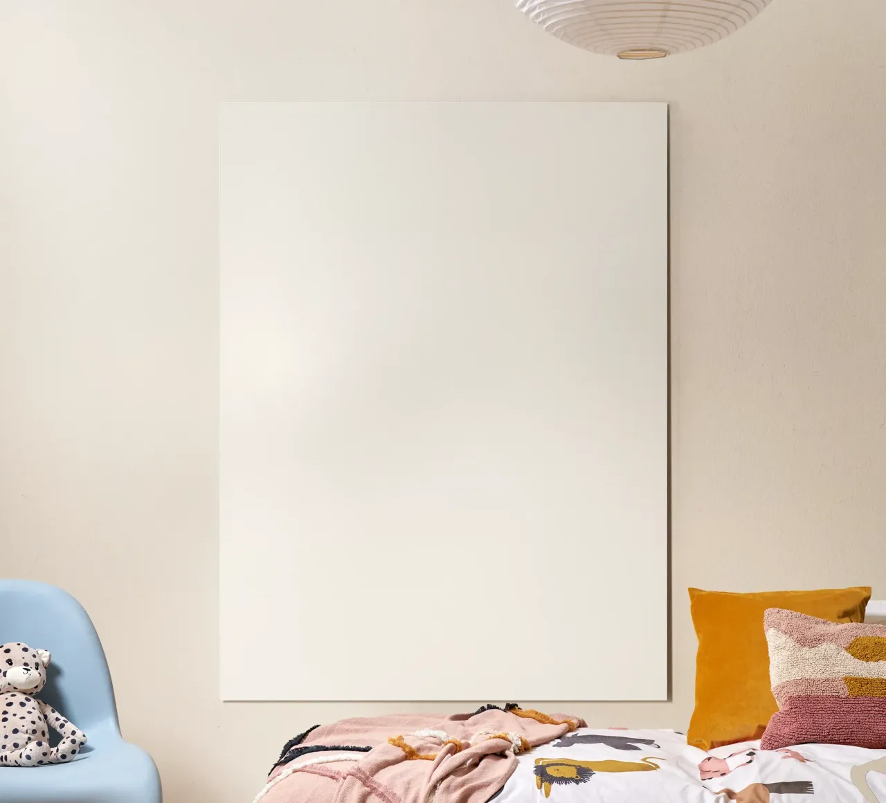 Enigma della bambola di porcellana poster con telaio in legno da Vivid Reverie
