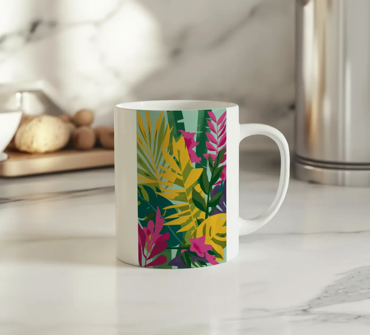 Foglie di giungla tazza in ceramica da Lumie Layers