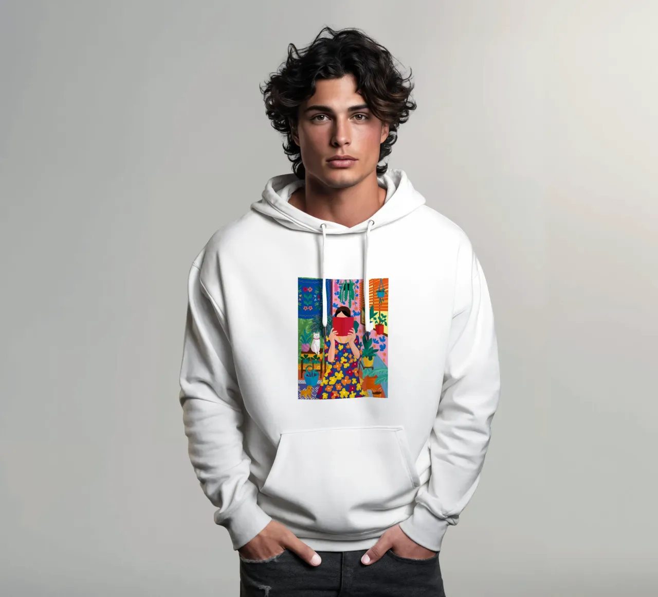Abito floreale Reverie felpa con cappuccio da Grande Serene