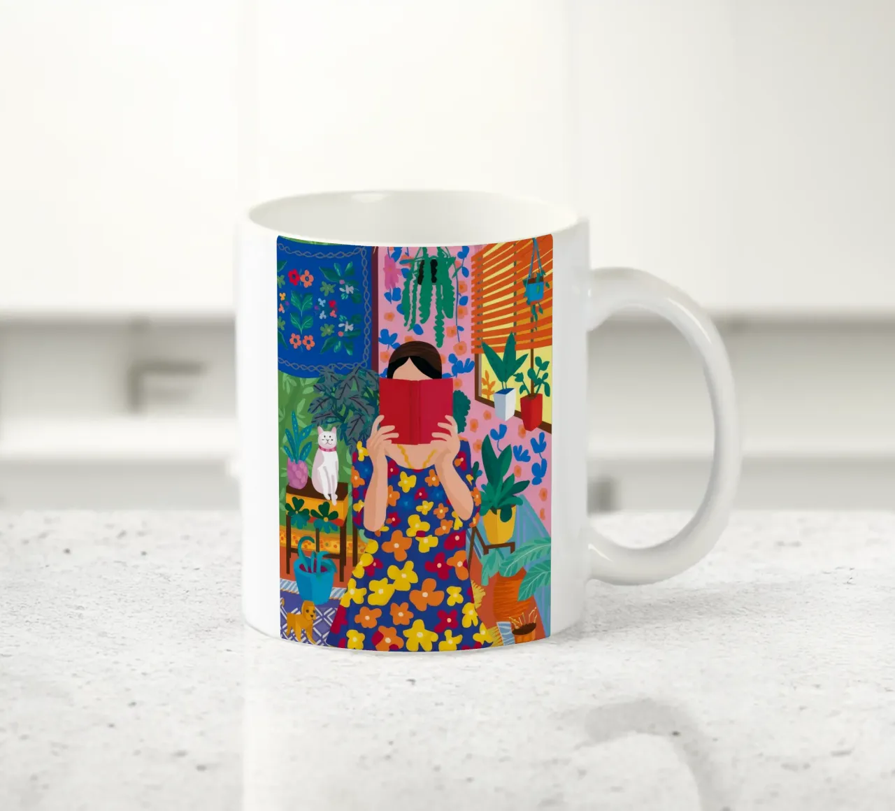 Abito floreale Reverie tazza in ceramica da Grande Serene