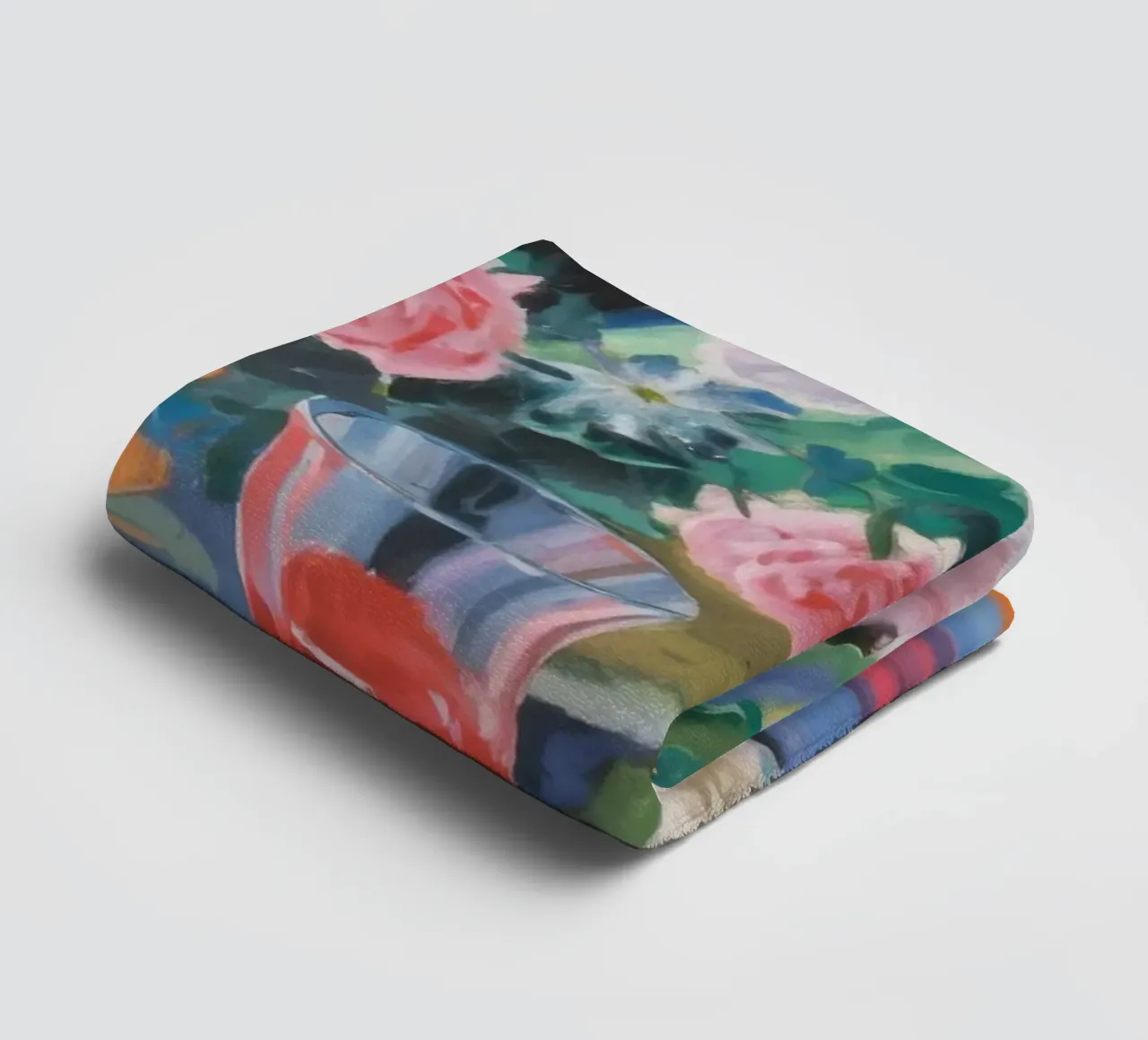 Crimson Garden Delight Handtuch von Radiance Landscape