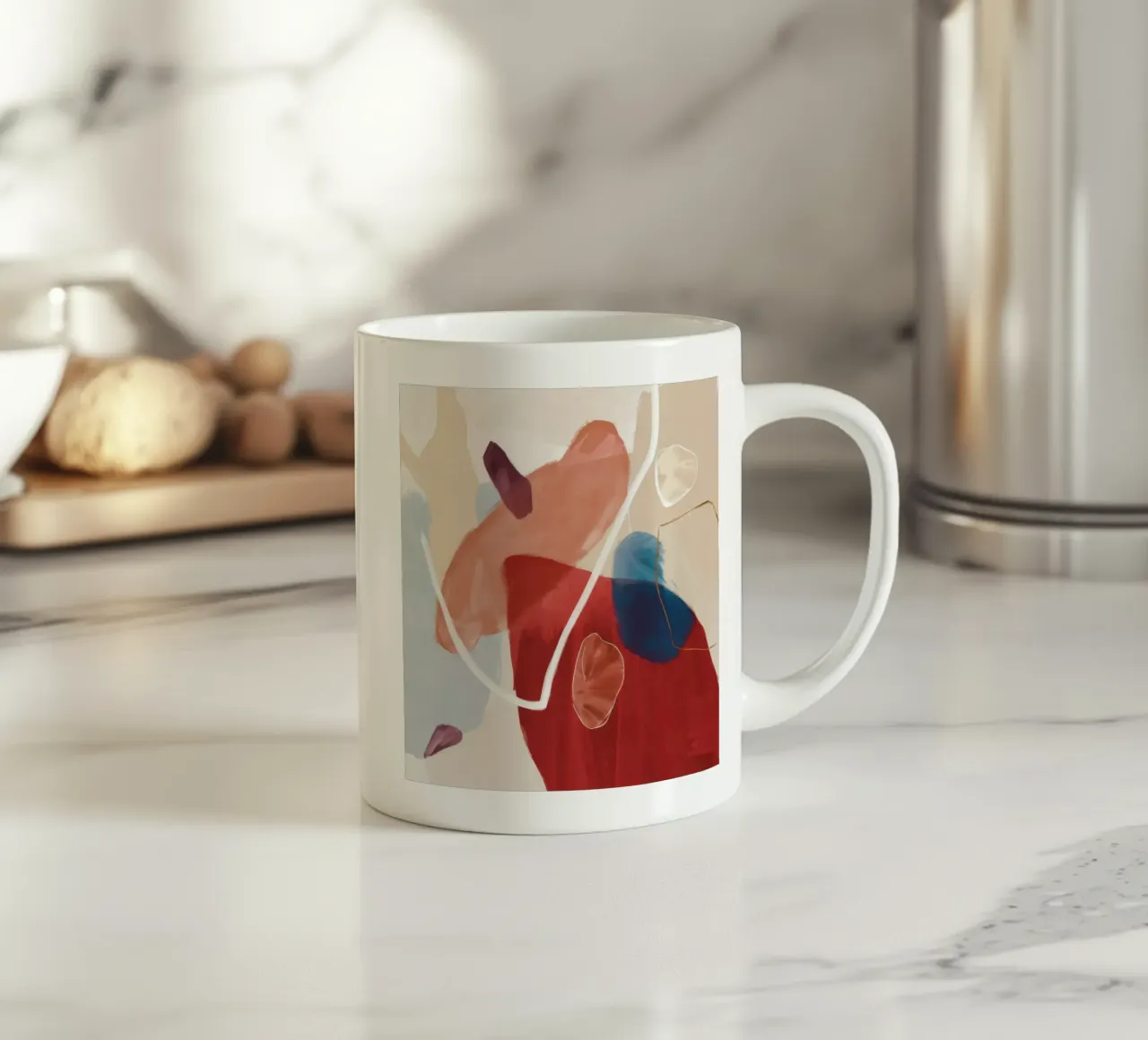 Balletto di forme di terra tazza in ceramica da Vivid Reverie