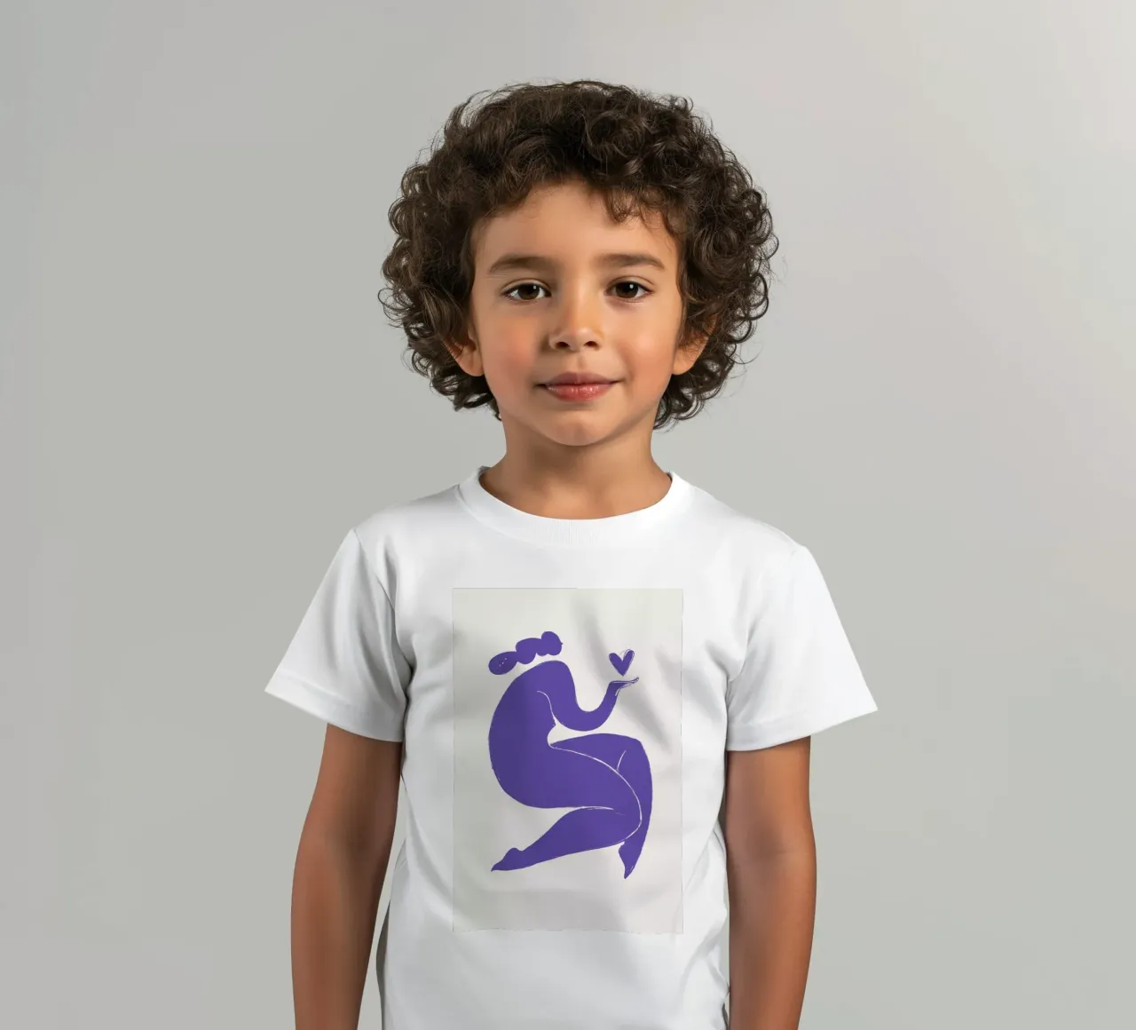 Handful of Love Very Peri t-shirt bambini da Pure