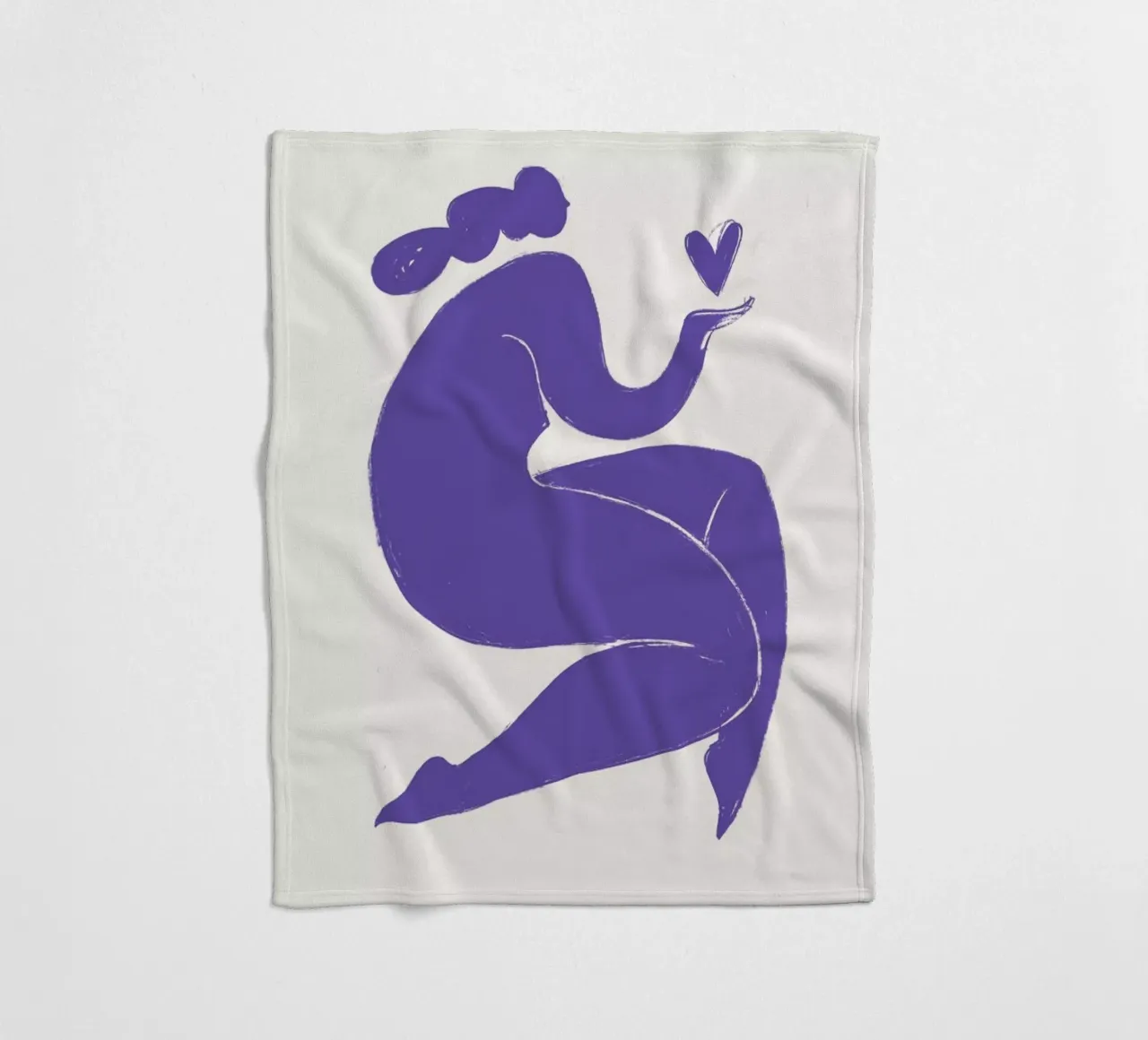 Handful of Love Very Peri coperta in pile da Pure