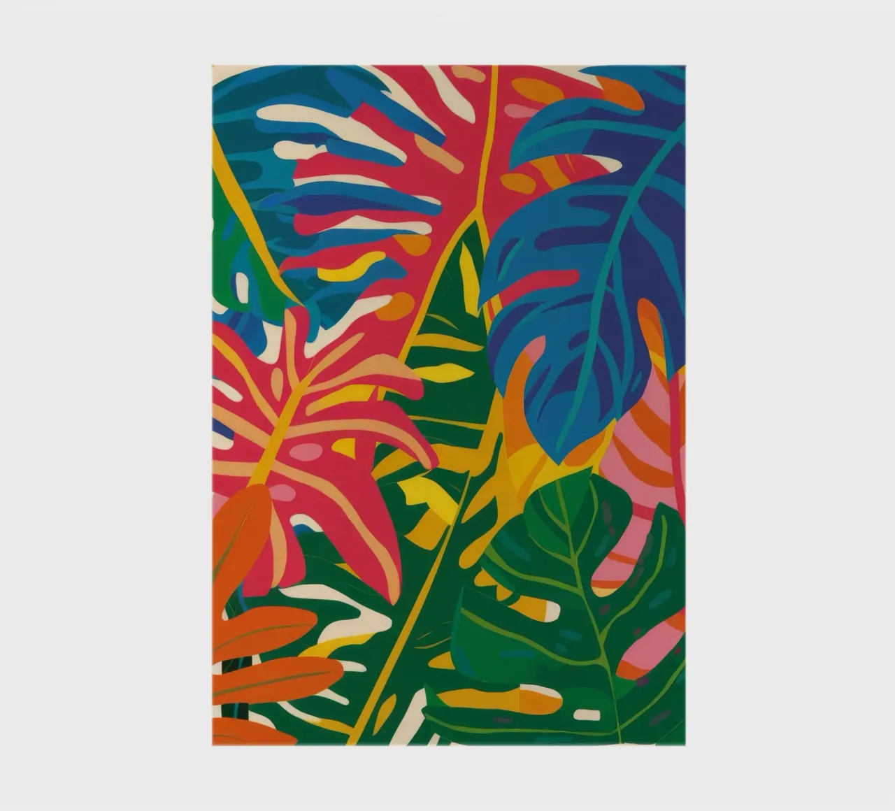 Abstract Leaf Dance notebook by Lumie Layers