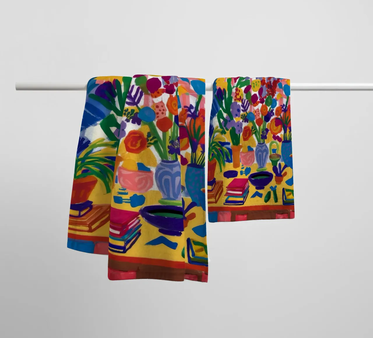 Window Box Blooms towel by Grande Serene