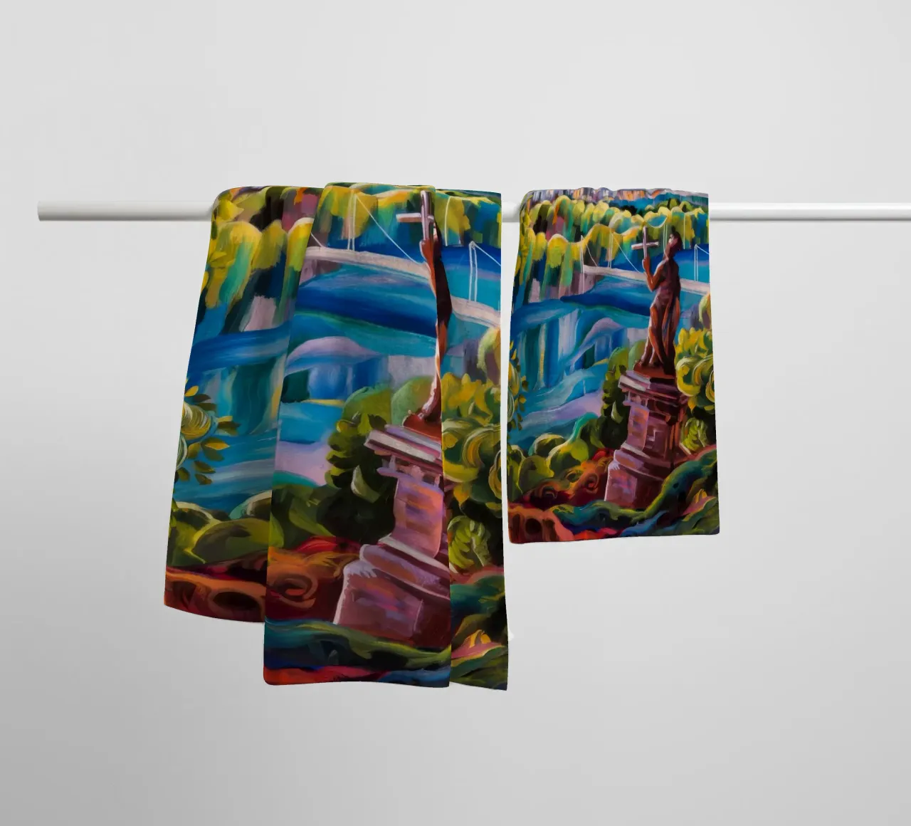 Bridge View Arcadia towel by Lush Essence