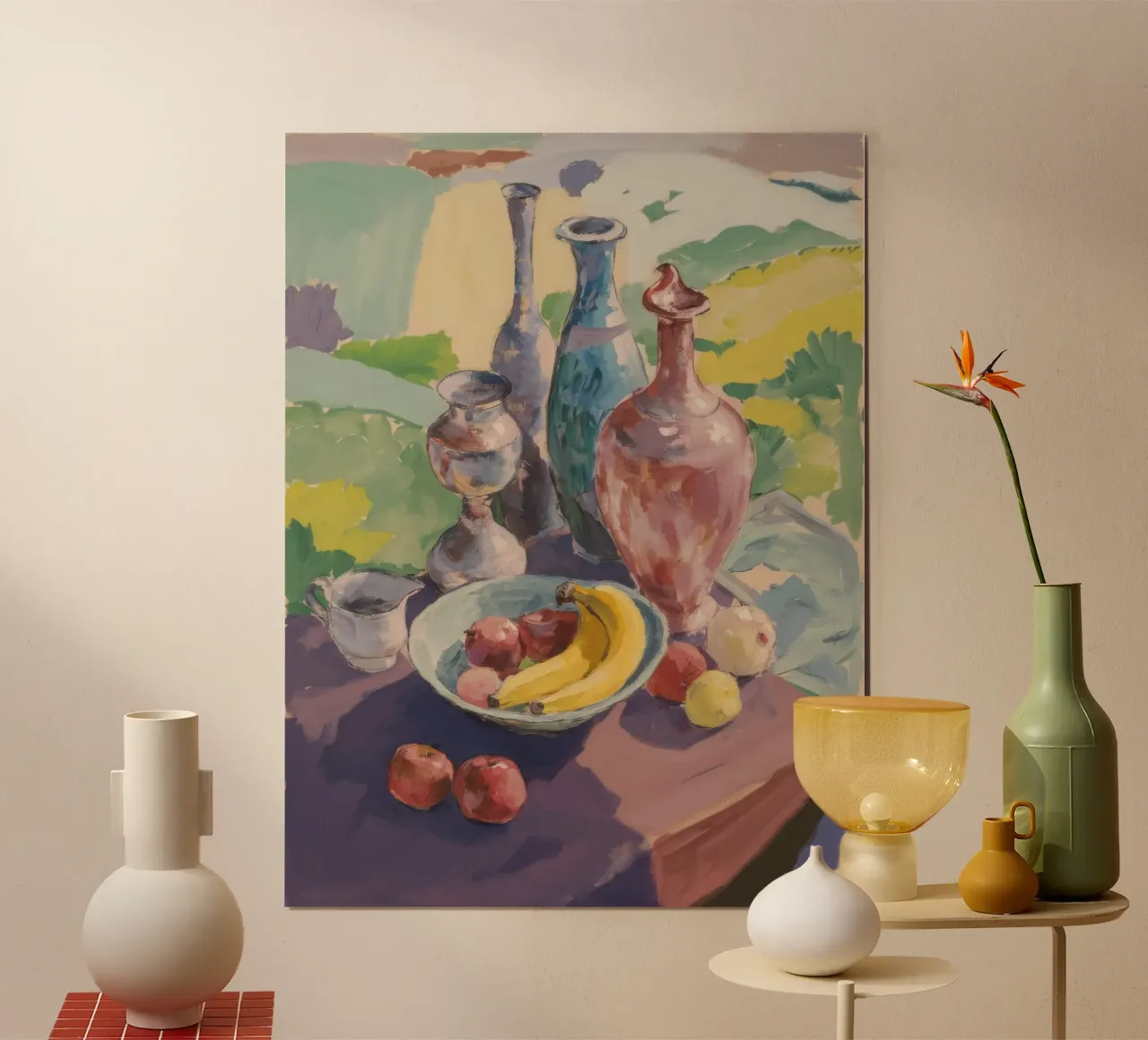 Vasi antichi Armonia poster con telaio in plastica da Radiance Landscape