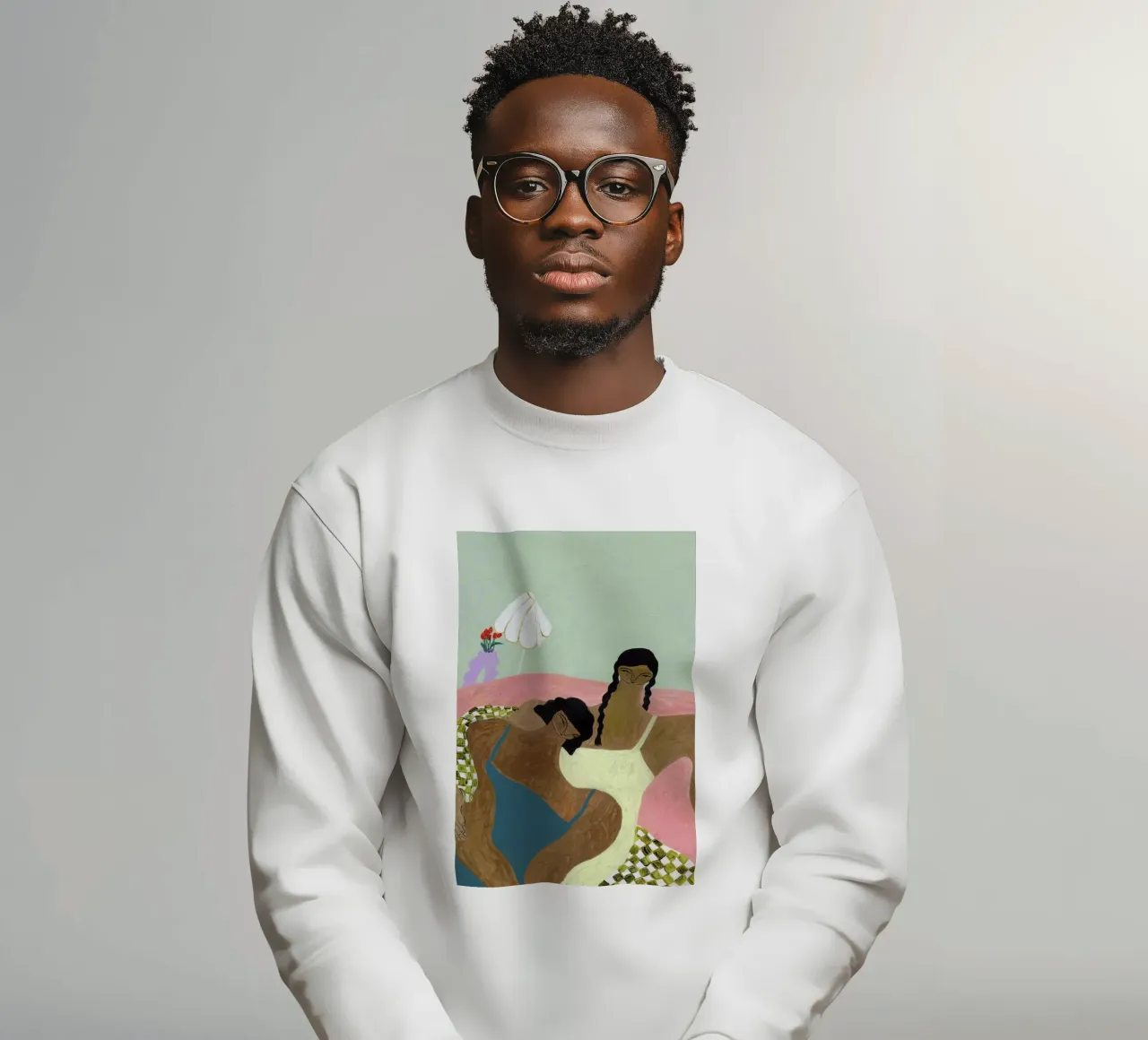 Surrounded by a Blanket felpa da Nudes and Croissants