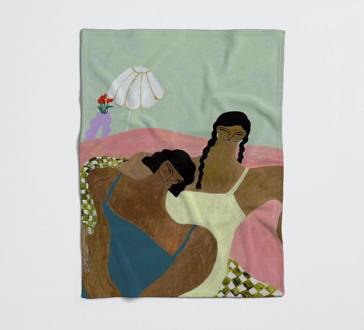 Surrounded by a Blanket coperta in pile da Nudes and Croissants