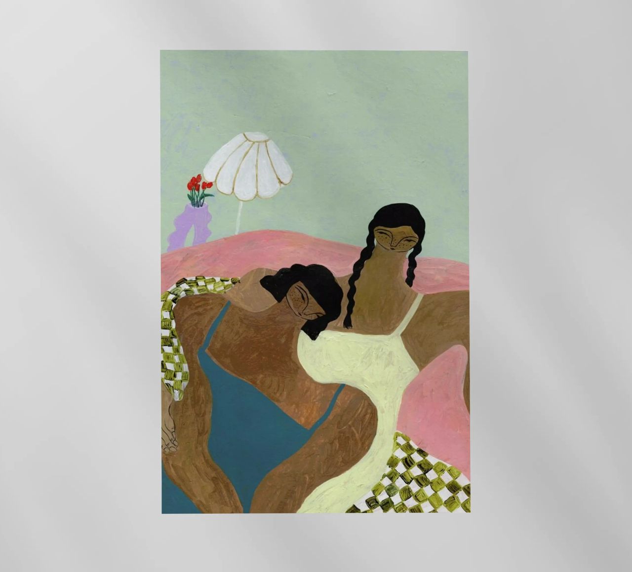 Surrounded by a Blanket pellicola backlit da Nudes and Croissants