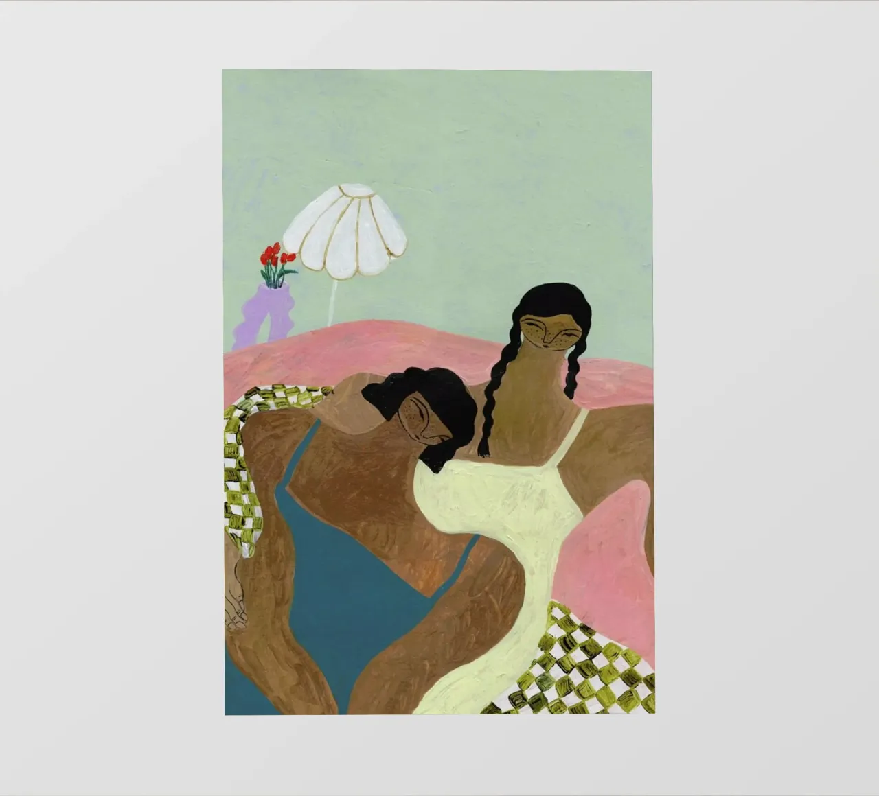 Surrounded by a Blanket telo in pvc da Nudes and Croissants