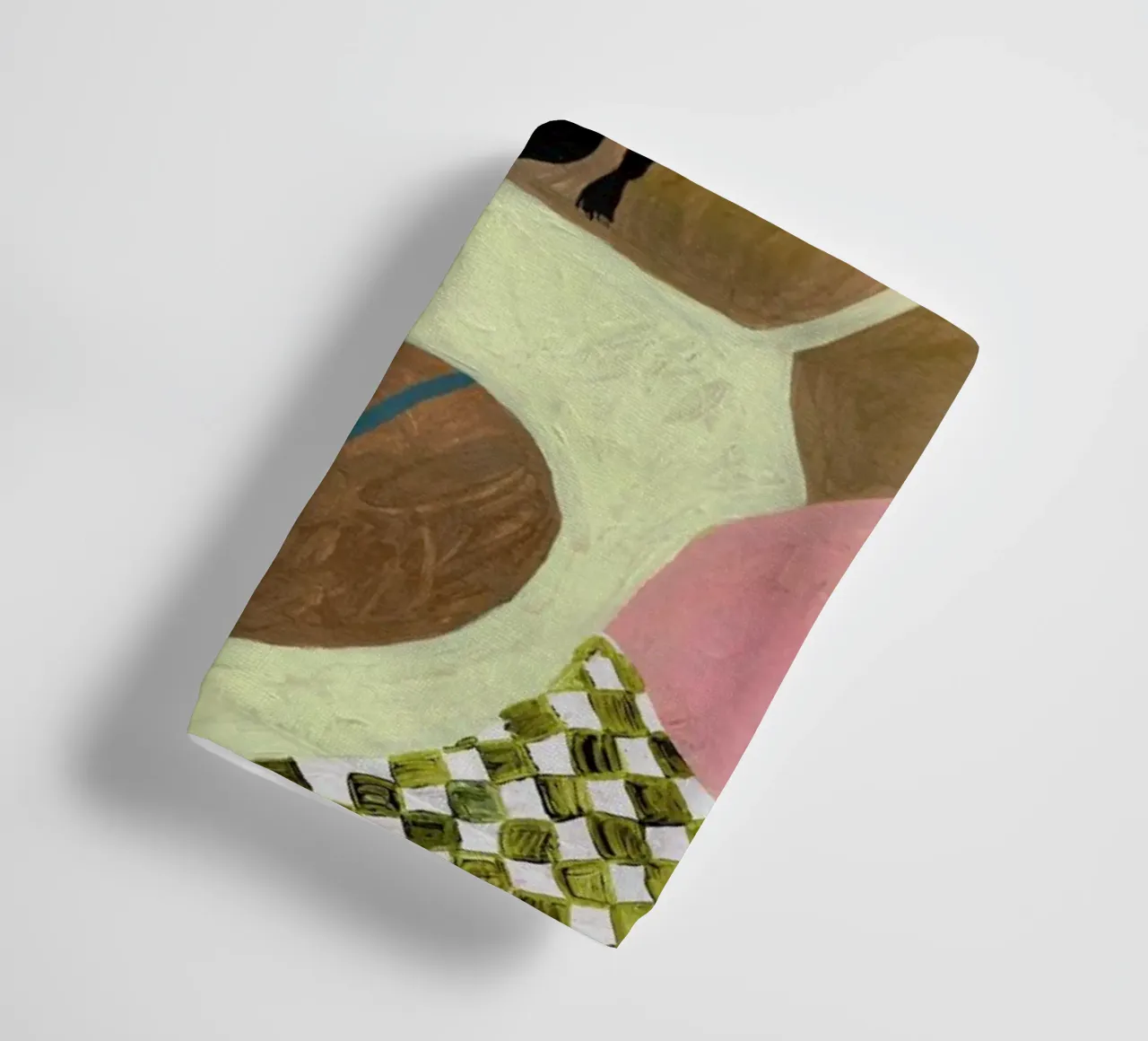 Surrounded by a Blanket asciugamano da bagno da Nudes and Croissants