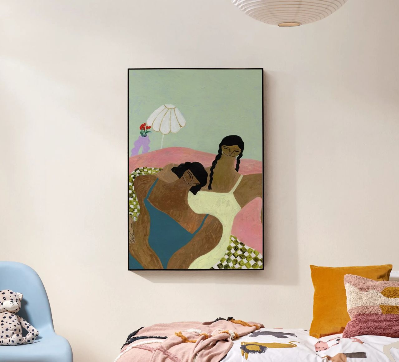 Surrounded by a Blanket plexiglass da Nudes and Croissants