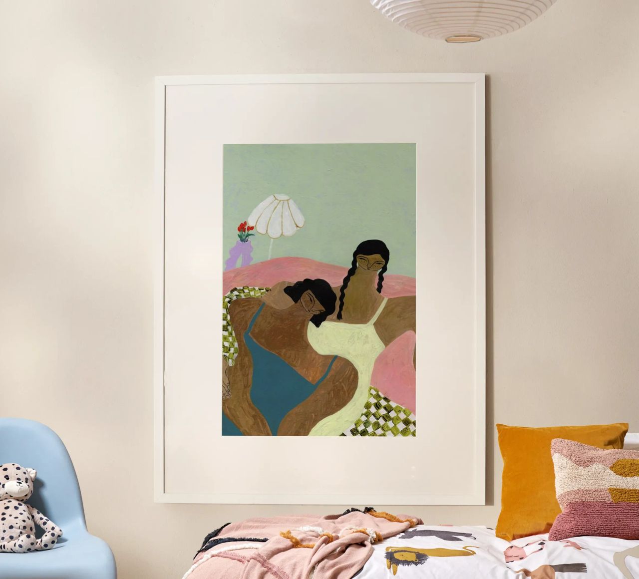 Surrounded by a Blanket carta hahnemühle da Nudes and Croissants