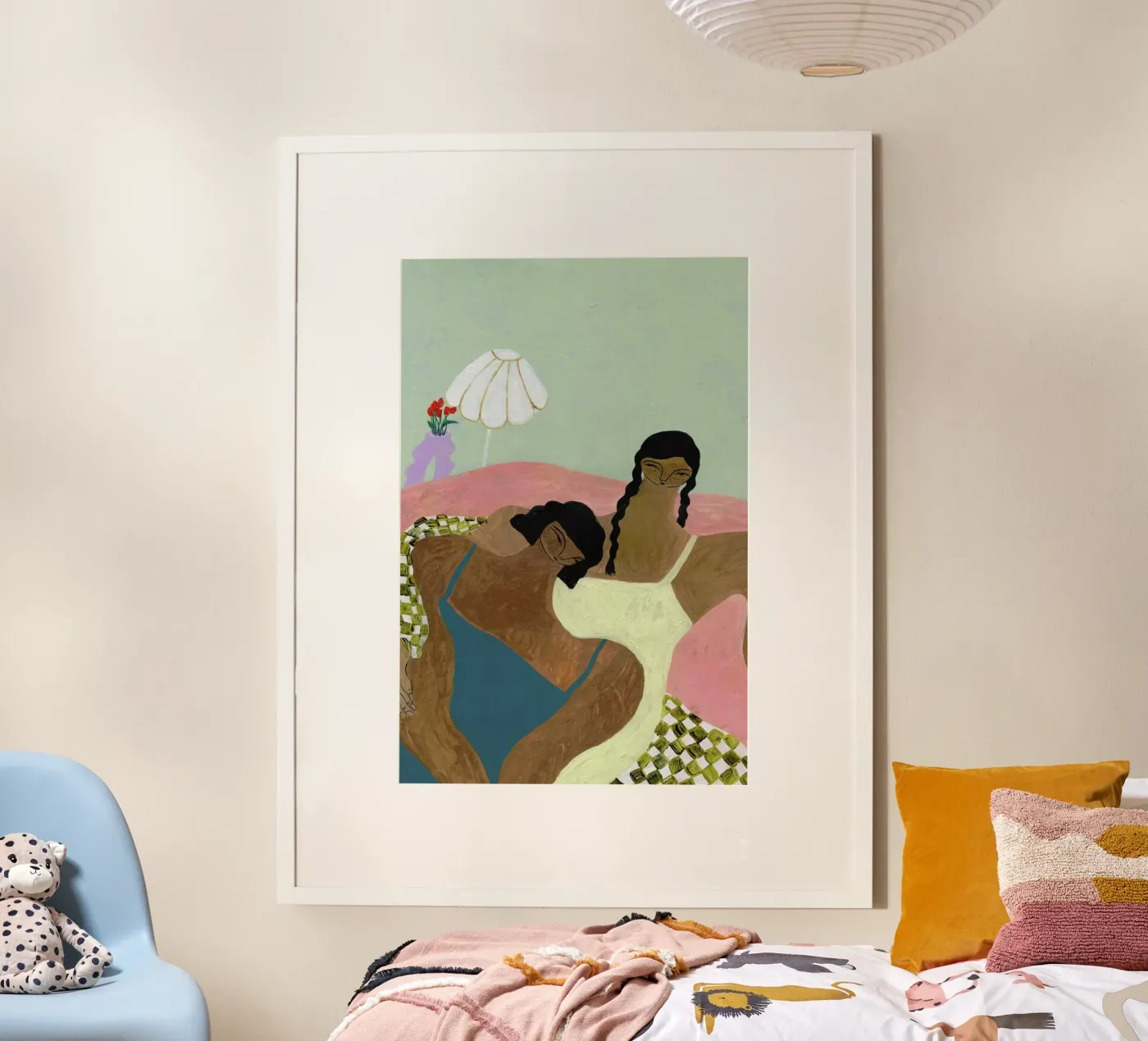 Surrounded by a Blanket poster by Nudes and Croissants