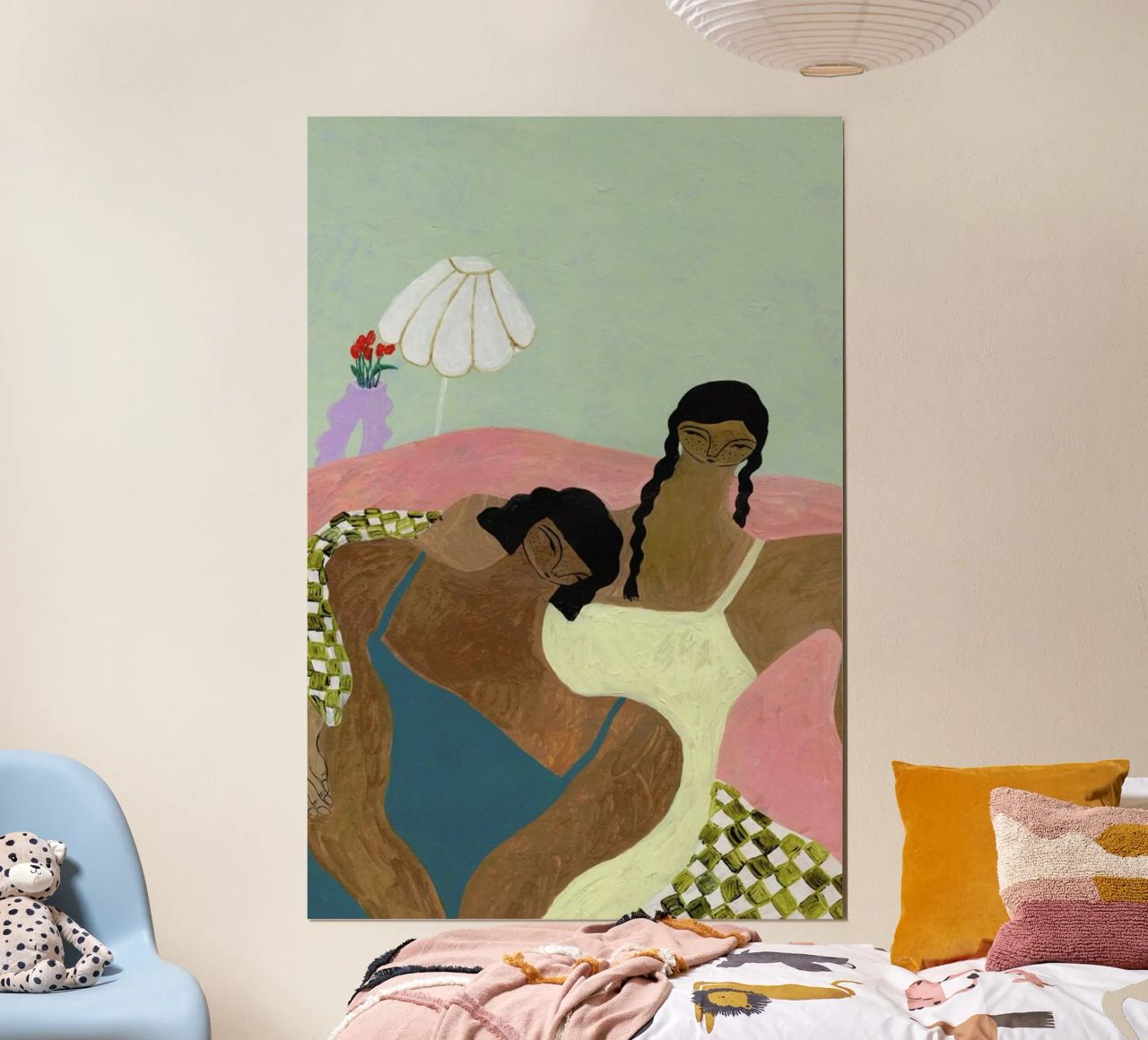 Surrounded by a Blanket carta hahnemühle da Nudes and Croissants