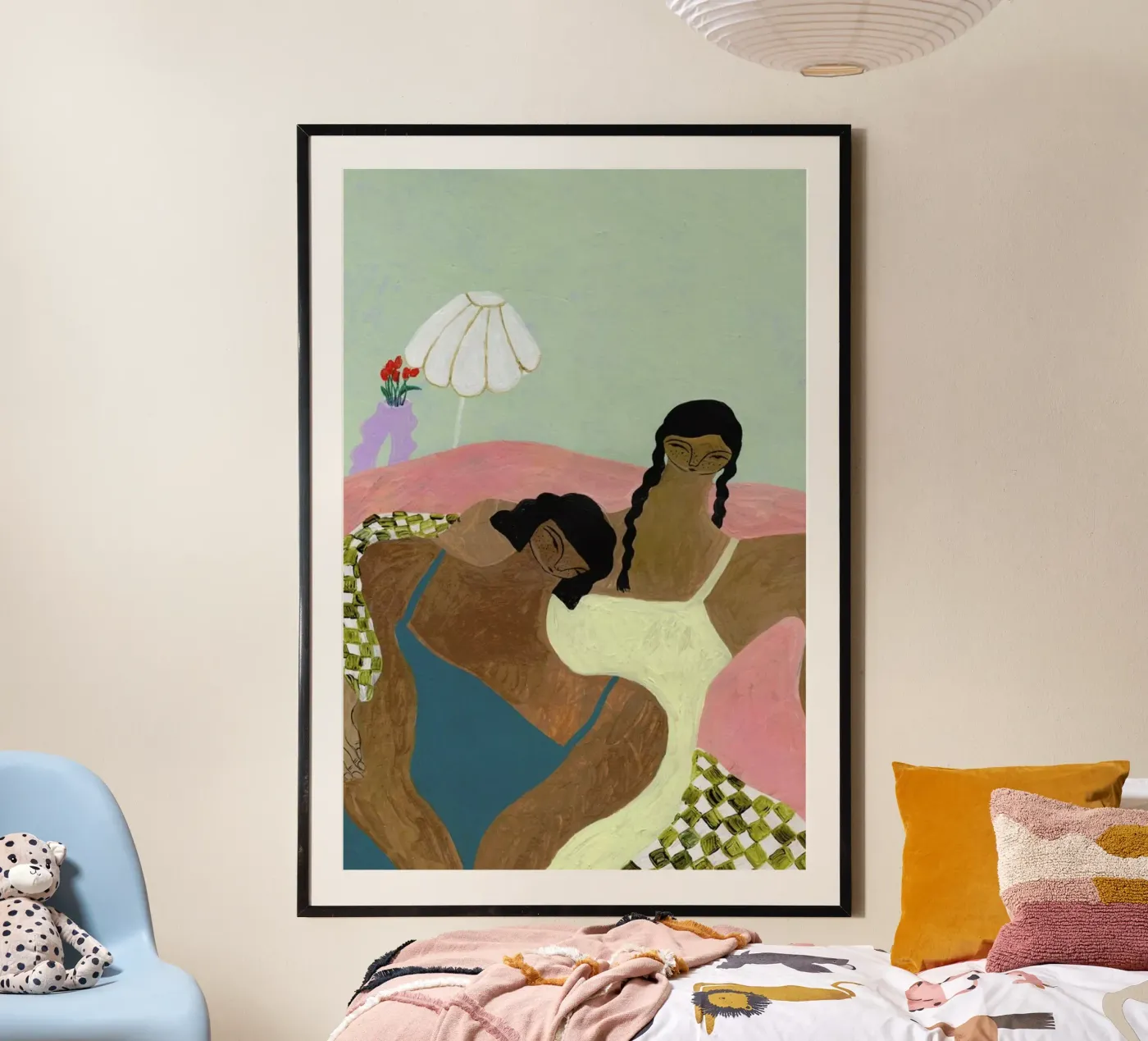 Surrounded by a Blanket poster by Nudes and Croissants