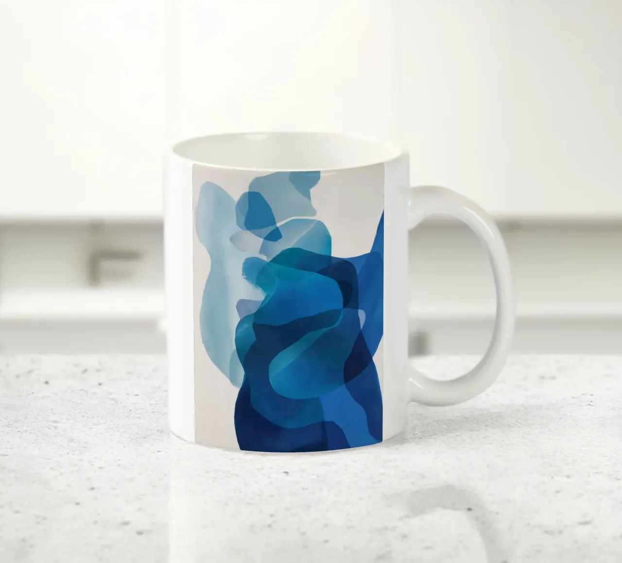Cascata di anime cerulee tazza in ceramica da Vivid Reverie