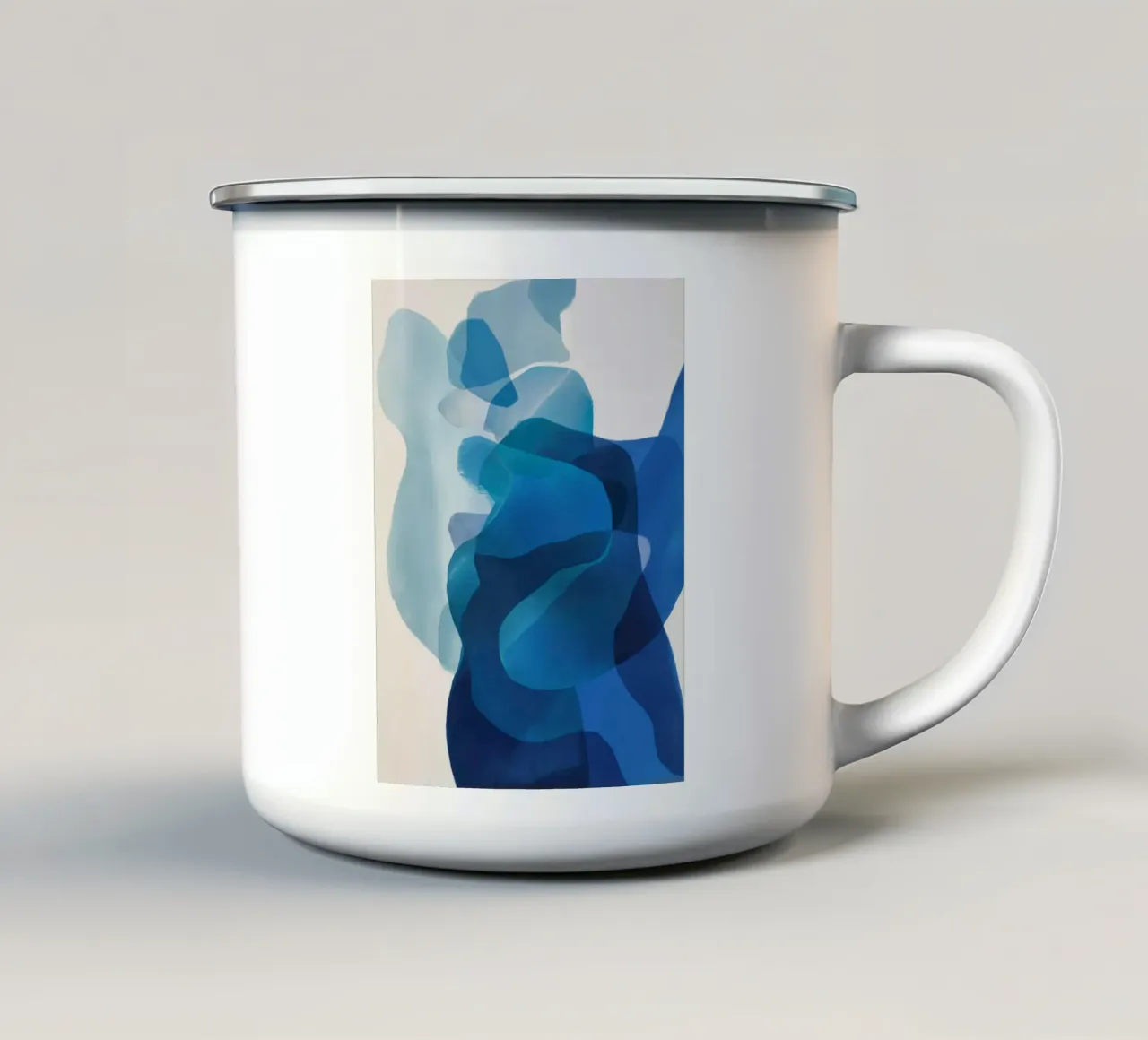 Cascata di anime cerulee tazza in smalto da Vivid Reverie