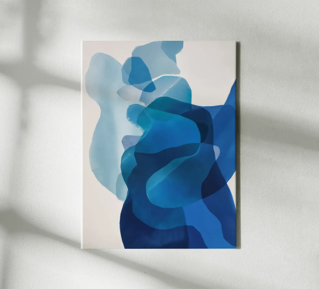 Cerulean Soul Cascade canvas by Vivid Reverie