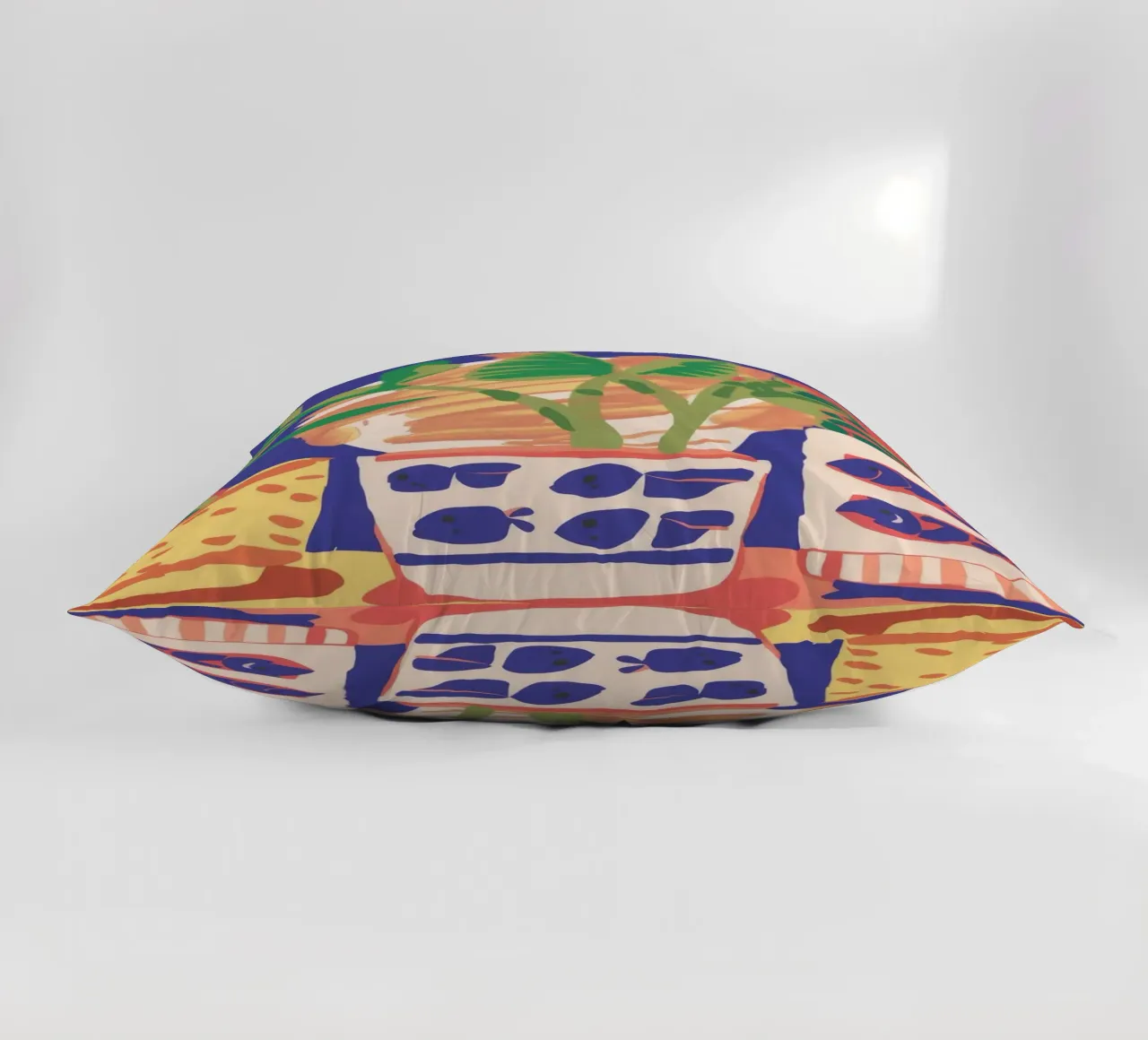 Potted Plant Array decorative cushion by Lumie Layers