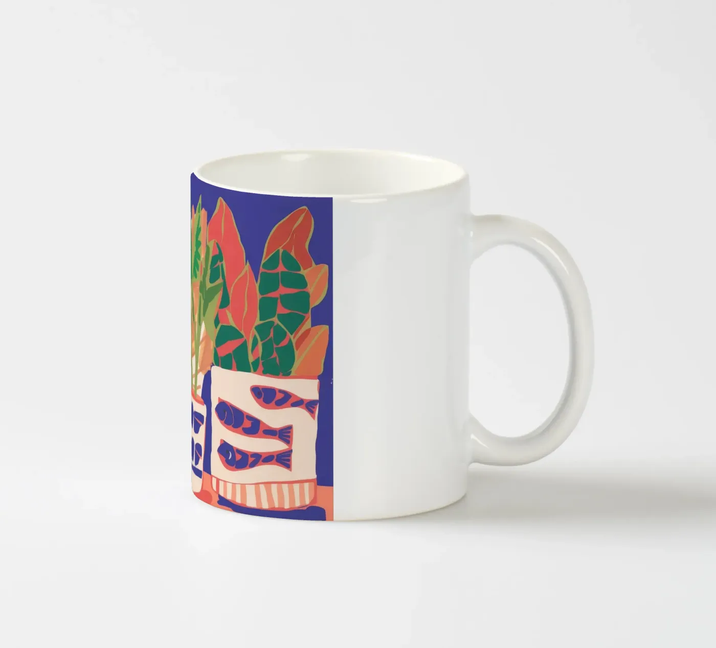 Potted Plant Array ceramic mug by Lumie Layers