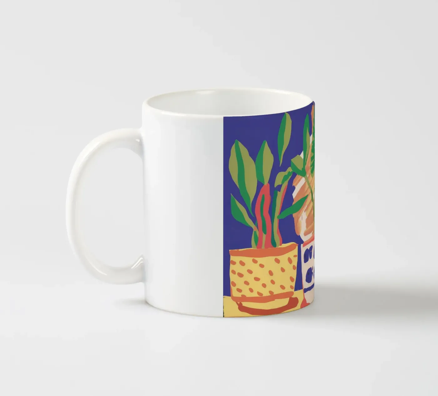 Potted Plant Array ceramic mug by Lumie Layers