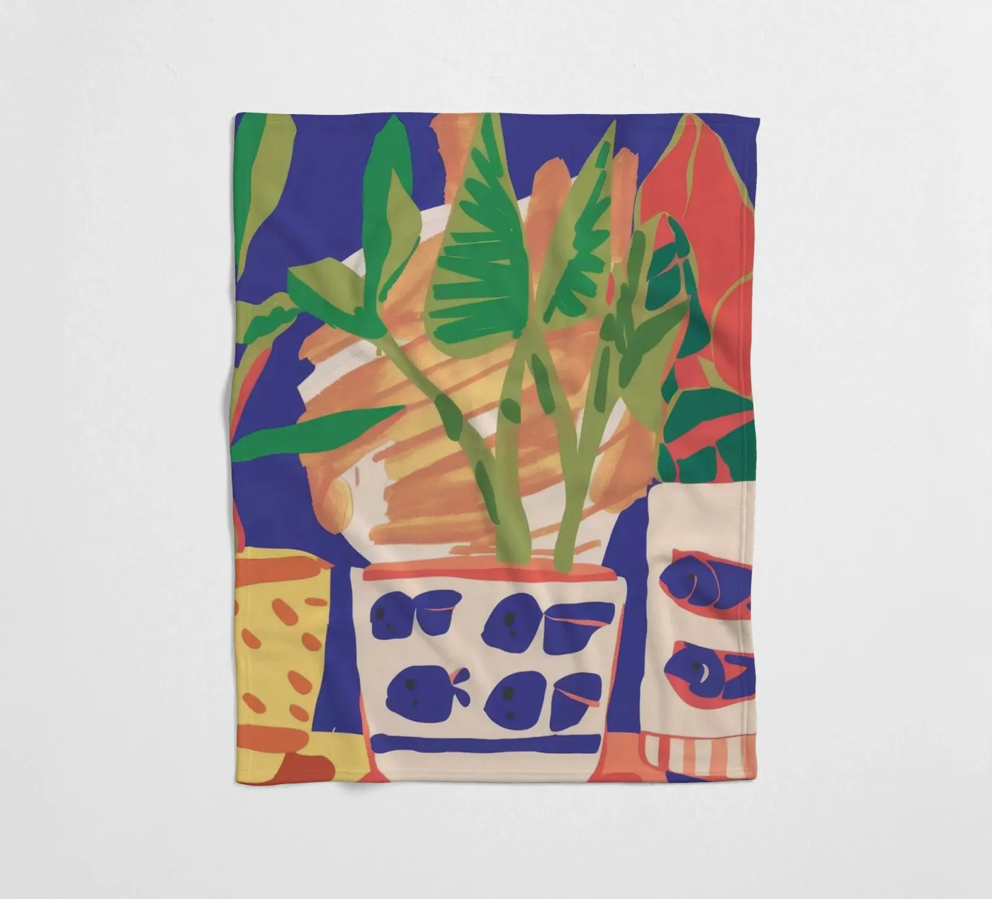 Potted Plant Array plaid polaire de Lumie Layers