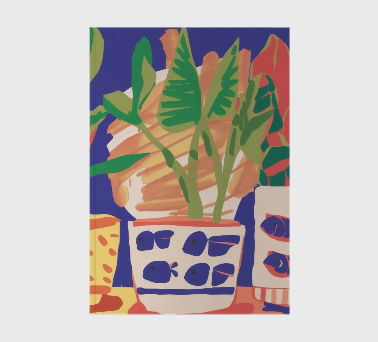 Potted Plant Array notebook by Lumie Layers