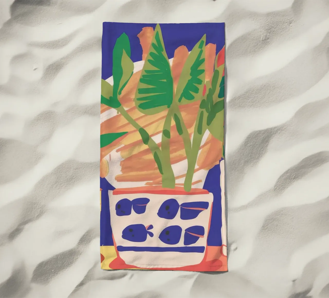 Vaso di piante telo mare da Lumie Layers