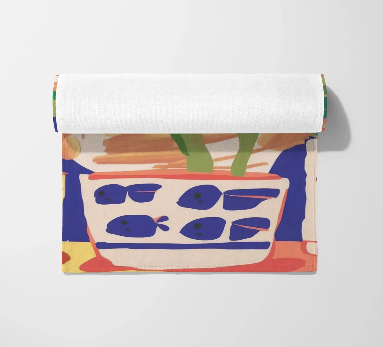 Potted Plant Array beach towel by Lumie Layers