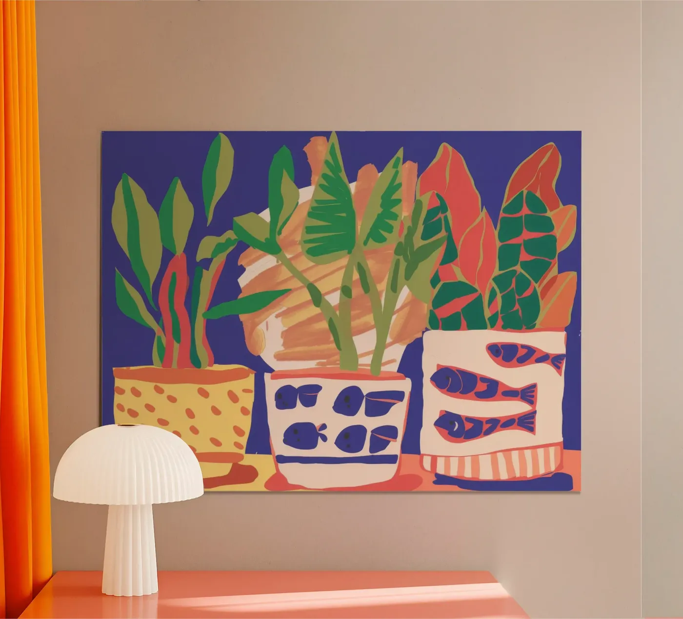 Potted Plant Array poster by Lumie Layers