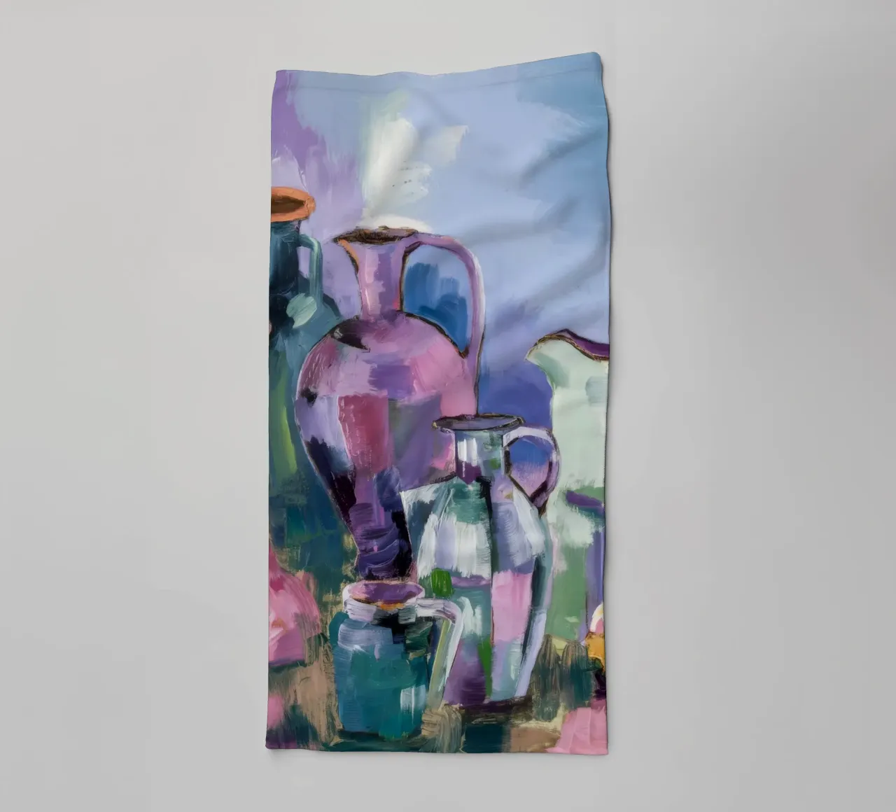 Vasi viola Poesia asciugamano da bagno da Radiance Landscape