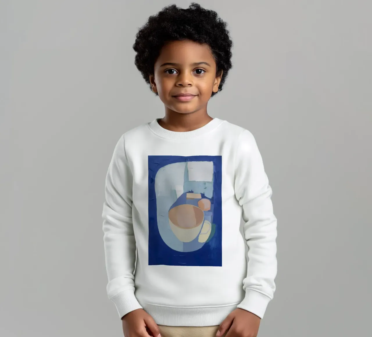 Nocturne Shape Serenity kids sweatshirt by Vivid Reverie