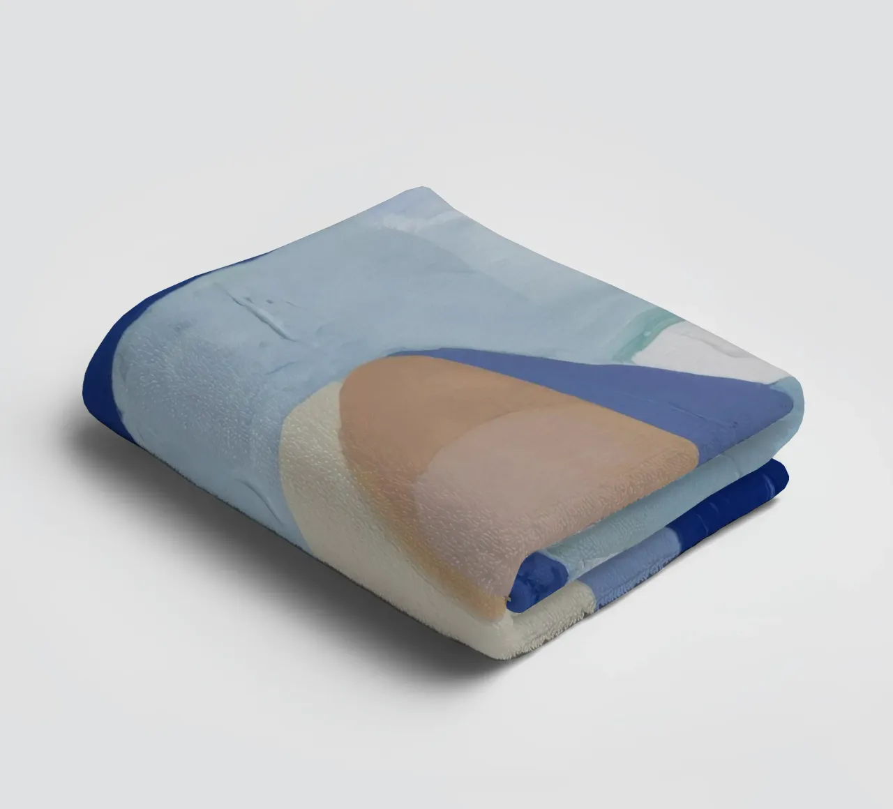 Nocturne Shape Serenity towel by Vivid Reverie