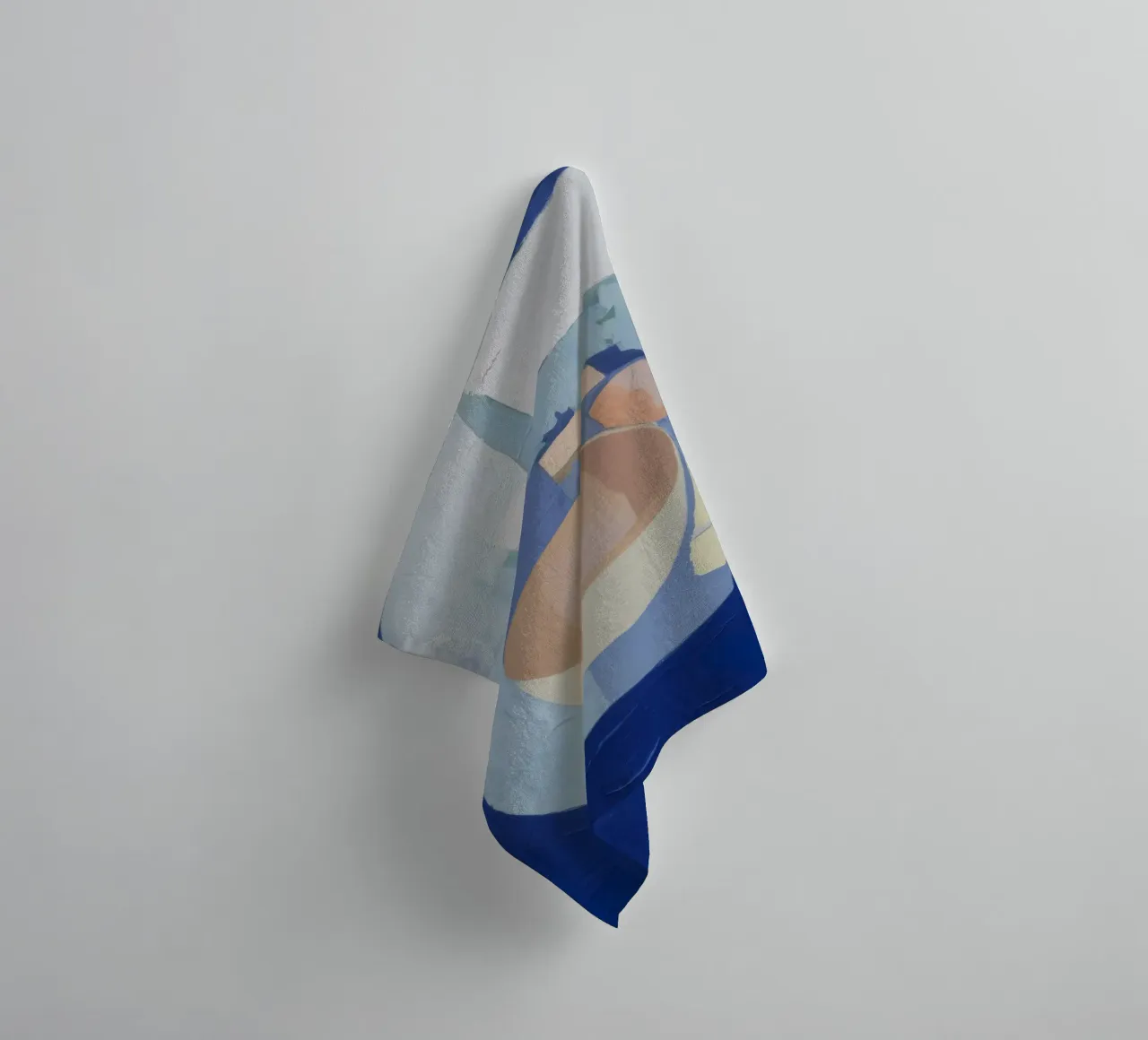 Nocturne Shape Serenity towel by Vivid Reverie