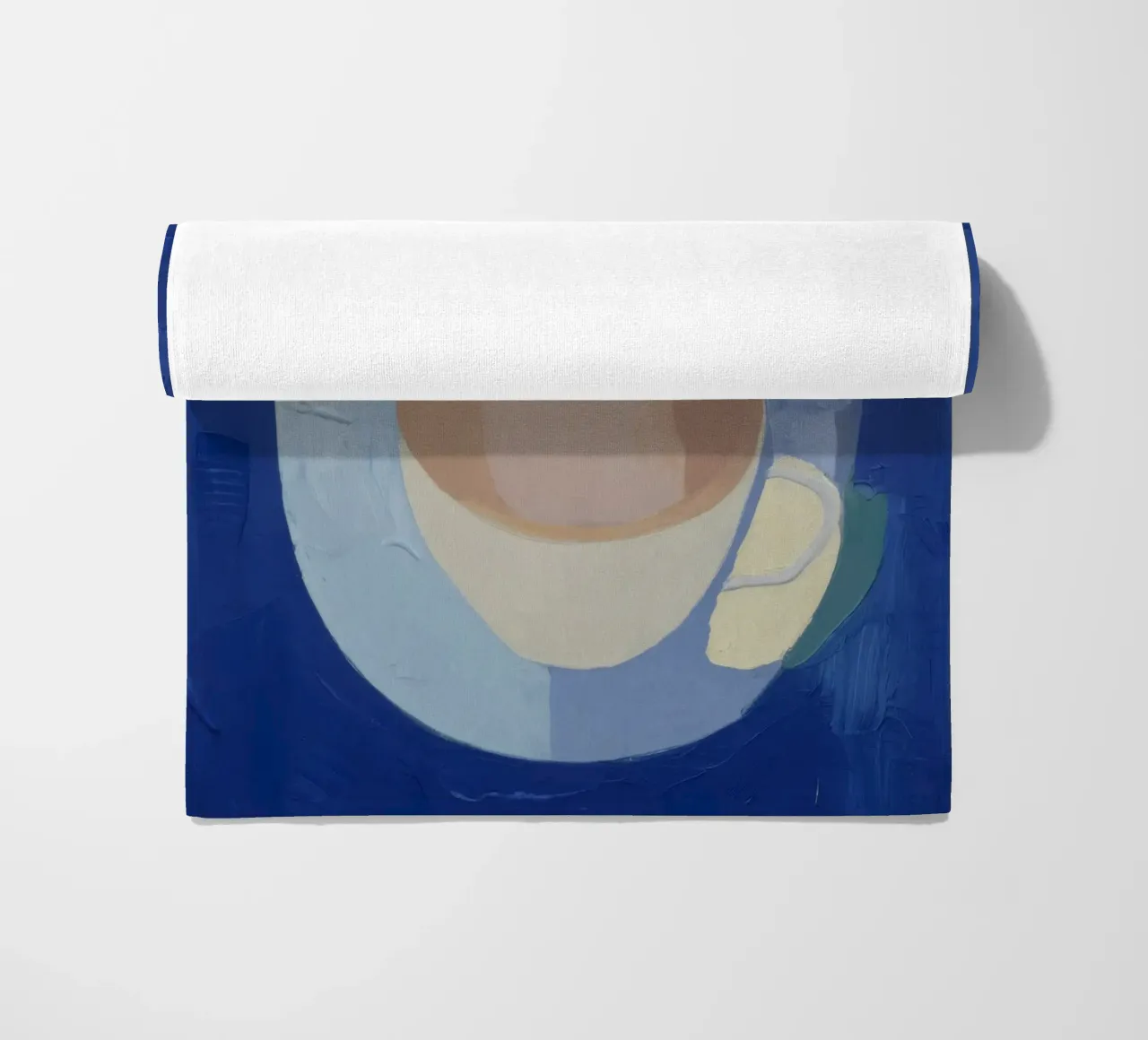 Nocturne Shape Serenity beach towel by Vivid Reverie