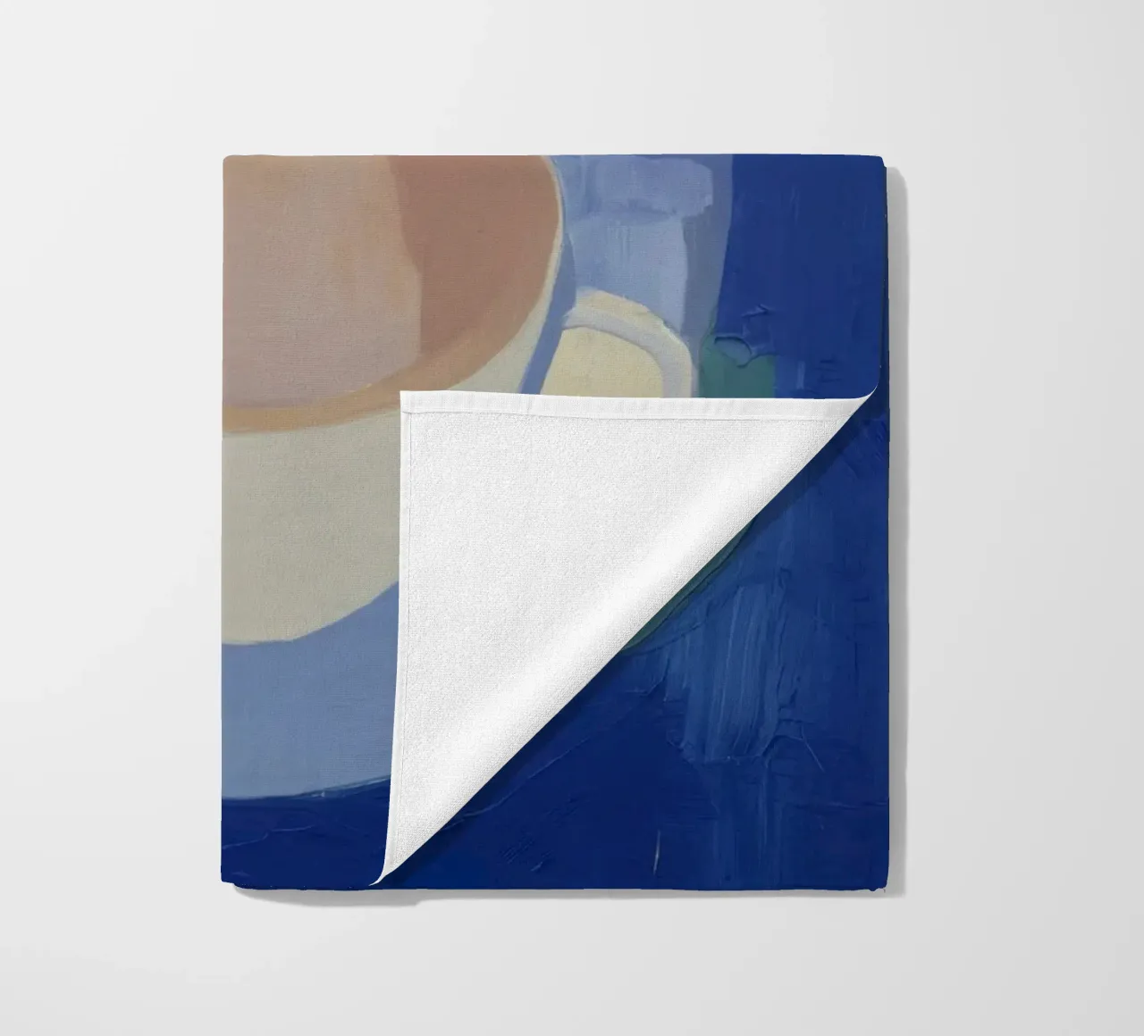Nocturne Shape Serenity beach towel by Vivid Reverie