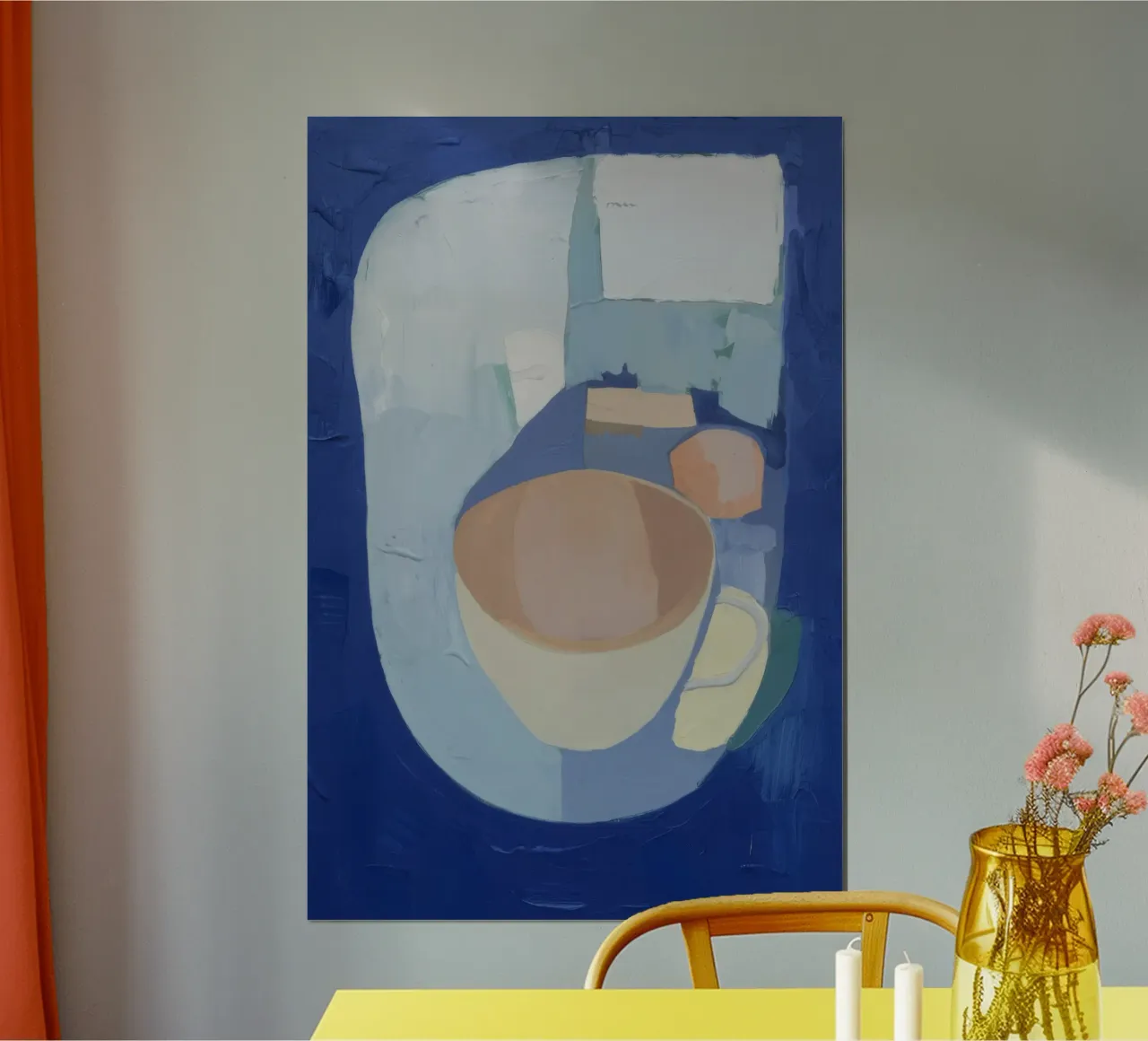Notturno Forma Serenità poster con telaio in legno da Vivid Reverie