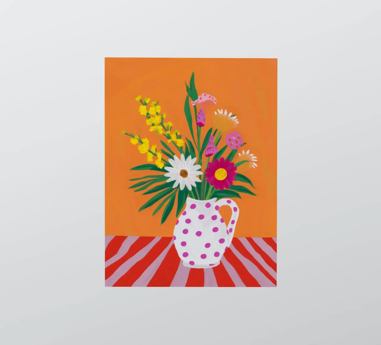 Polka Dot Vase Joy sticker by Lumie Layers